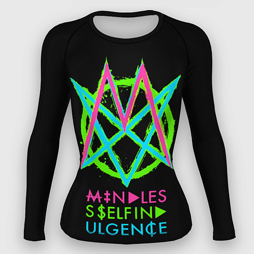 Женский рашгард Mindless Self Indulgence MSI / 3D-принт – фото 1
