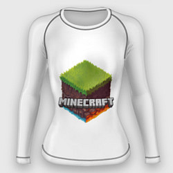 Женский рашгард Minecraft кубик