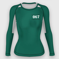 Женский рашгард Как в Игре в Кальмара Игрок 067 Кан Се-бёк