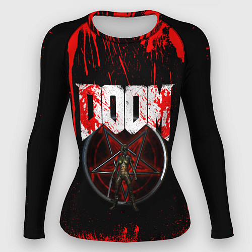 Женский рашгард DOOMGIRL спина / 3D-принт – фото 1