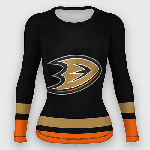 Женский рашгард Anaheim Ducks Анахайм Дакс / 3D-принт – фото 1