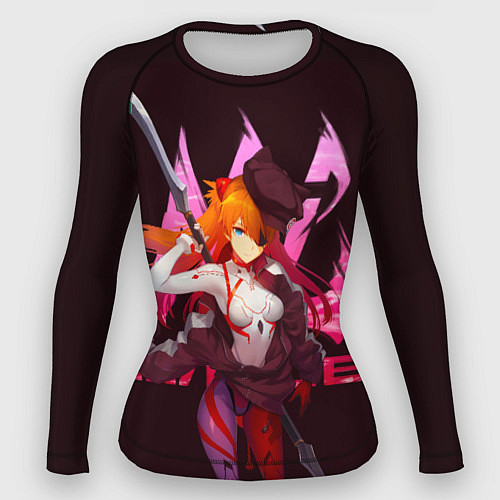 Женский рашгард Вооруженная Аска Ленгли с мечом / 3D-принт – фото 1