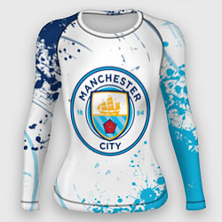 Рашгард женский Manchester City - Футбольный клуб, цвет: 3D-принт