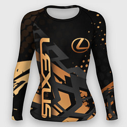 Рашгард женский Lexus Лексус, цвет: 3D-принт