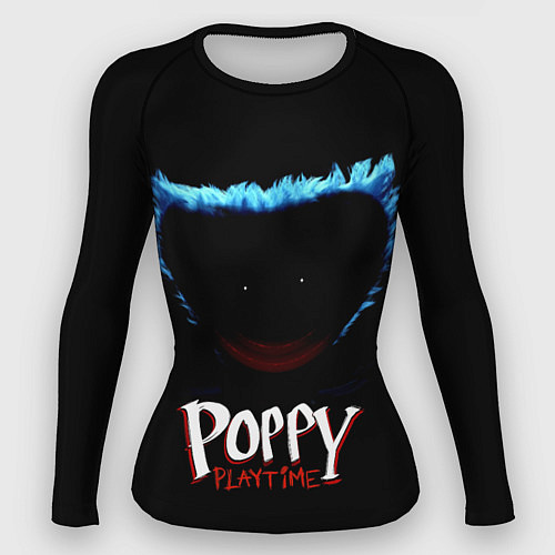 Женский рашгард Poppy Playtime: Huggy Wuggy / 3D-принт – фото 1