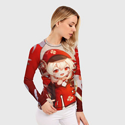 Рашгард женский Кли - Геншин импакт, цвет: 3D-принт — фото 2