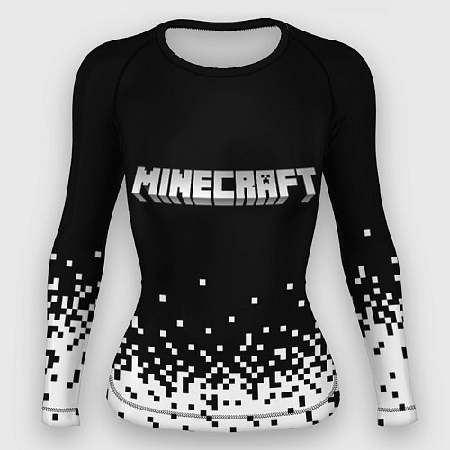 Женский рашгард Minecraft Майнкрафт логотип / 3D-принт – фото 1