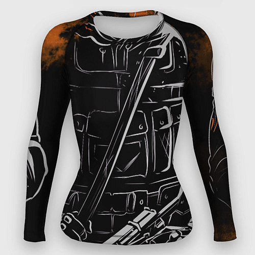 Женский рашгард Вооруженный / 3D-принт – фото 1