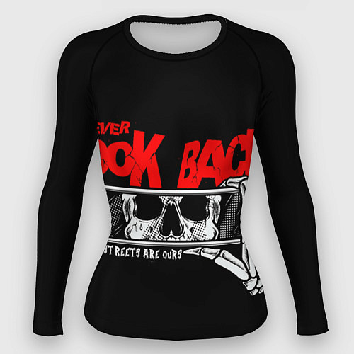 Женский рашгард Никогда не смотри назад / 3D-принт – фото 1