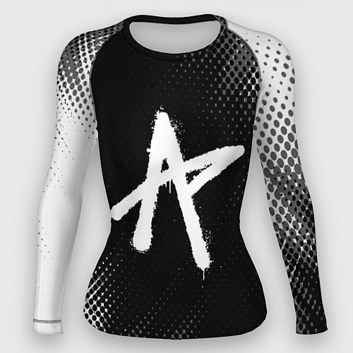 Женский рашгард ПАБГ NEW STATE Полутона / 3D-принт – фото 1