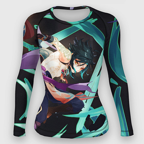 Женский рашгард СЯО ВОЛНЫ, GENSHIN IMPACT / 3D-принт – фото 1