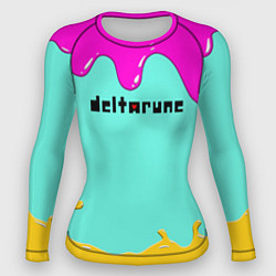 Рашгард женский Deltarune - Подтёки, цвет: 3D-принт