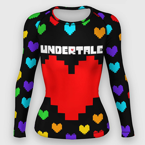 Женский рашгард UNDERTALE HEART COLOR HEROES / 3D-принт – фото 1