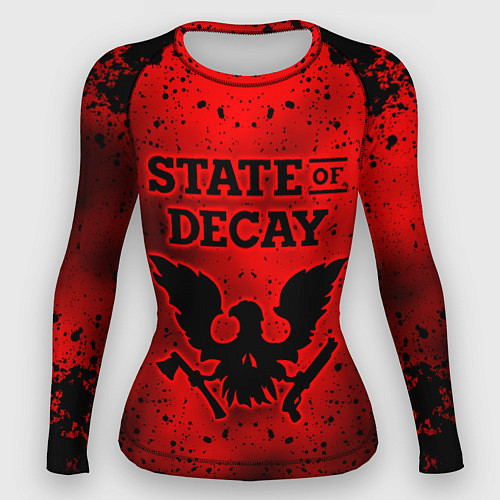 Женский рашгард State of Decay Зомби Апокалипсис / 3D-принт – фото 1