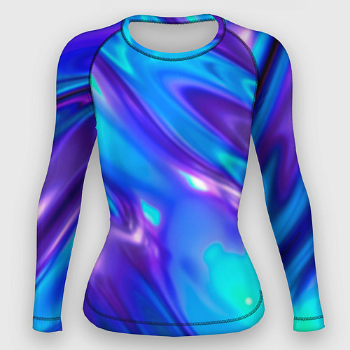 Женский рашгард Neon Holographic / 3D-принт – фото 1