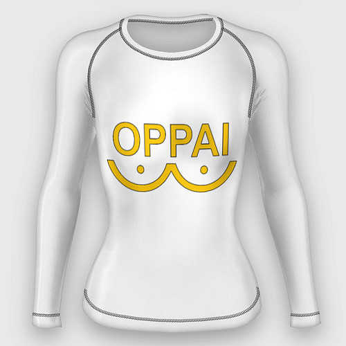 Женский рашгард OPPAI LOGO ONE-PUNCH MAN / 3D-принт – фото 1