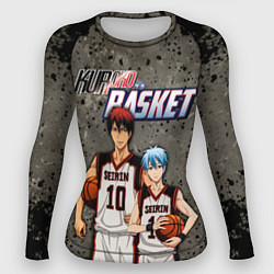 Рашгард женский Kuroko no Basket, Kagami Taiga Kuroko Tetsuya, цвет: 3D-принт