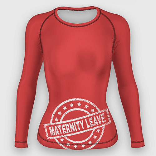 Женский рашгард Maternity leave / 3D-принт – фото 1