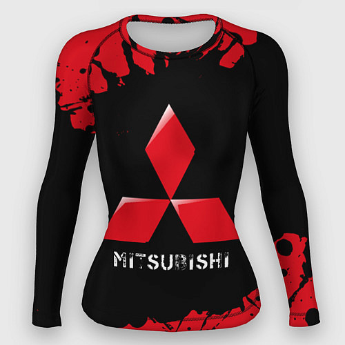 Женский рашгард MITSUBISHI Mitsubishi Краски / 3D-принт – фото 1
