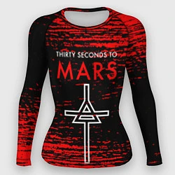 Рашгард женский 30 Seconds to Mars - До марса 30 сек, цвет: 3D-принт