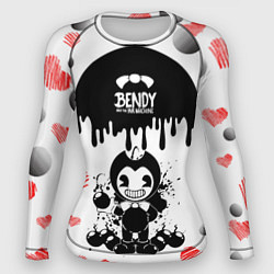 Рашгард женский BOMB LOVE BENDY AND THE INK MACHINE, цвет: 3D-принт