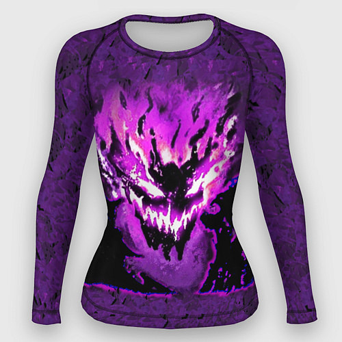 Женский рашгард SHADOW FIEND PHONK / 3D-принт – фото 1