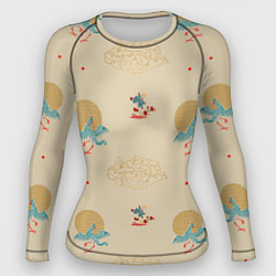 Женский рашгард Китайский орнамент Феникс