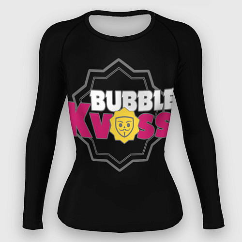 Женский рашгард Bubble Kvass - emblem / 3D-принт – фото 1