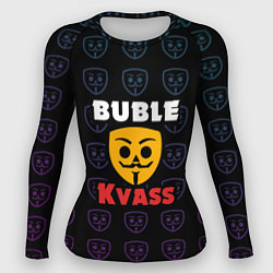 Женский рашгард Bubble kvass anonymous logo