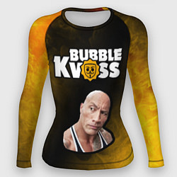 Женский рашгард BUBBLE KVASS - СКАЛА Пламя