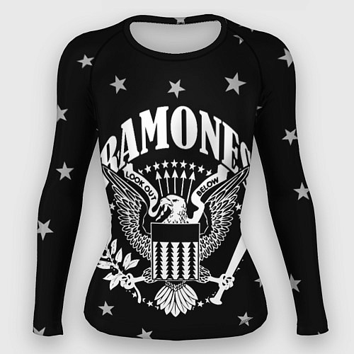 Женский рашгард Ramones Рамонес / 3D-принт – фото 1