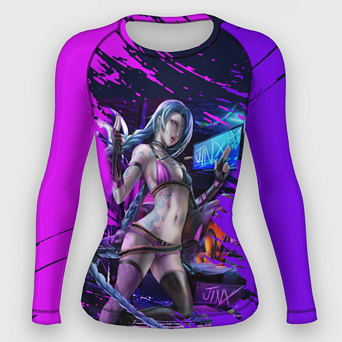 Женский рашгард Arcane ДЖИНКС игра League Of Legends / 3D-принт – фото 1