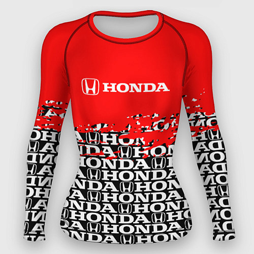 Женский рашгард Honda - Pattern / 3D-принт – фото 1