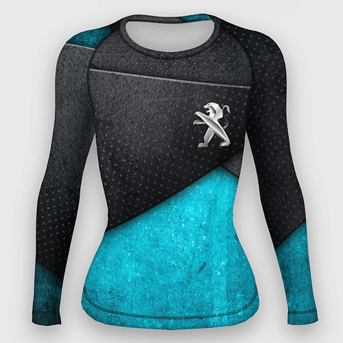 Женский рашгард Peugeot: Металл в цвет / 3D-принт – фото 1