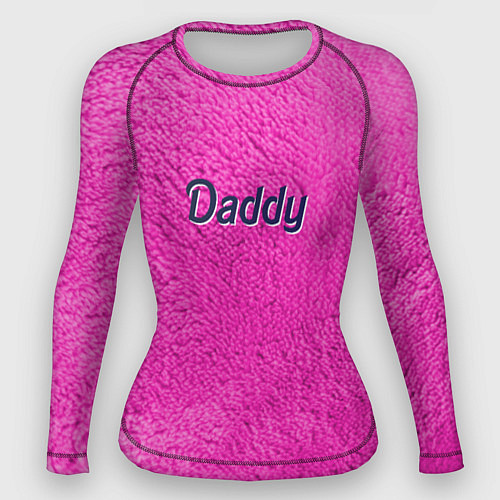 Женский рашгард Daddy pink / 3D-принт – фото 1