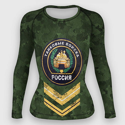 Женский рашгард Эмблема Танковых Войск / 3D-принт – фото 1
