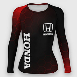 Рашгард женский Honda , Хонда, цвет: 3D-принт