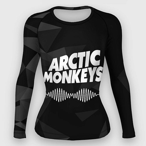 Женский рашгард Arctic Monkeys Серая Геометрия / 3D-принт – фото 1