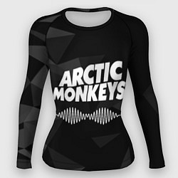 Рашгард женский Arctic Monkeys Серая Геометрия, цвет: 3D-принт