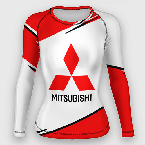 Женский рашгард Mitsubishi Logo Geometry / 3D-принт – фото 1