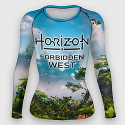 Рашгард женский Horizon Forbidden West Хоризон Запретный Запад, цвет: 3D-принт