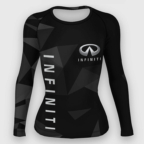 Женский рашгард Infiniti Инфинити / 3D-принт – фото 1