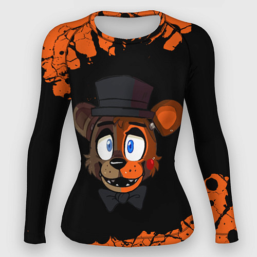 Женский рашгард FNAF - ФРЕДДИ Краска / 3D-принт – фото 1