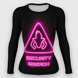 Женский рашгард Five Nights at Freddys: Security Breach лого
