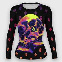 Рашгард женский Черепа 2 Skull Dope Street Market, цвет: 3D-принт