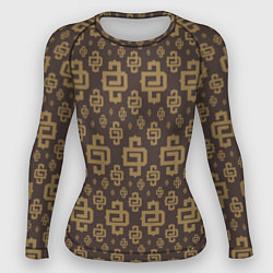Рашгард женский Monogramm Pattern Dope Camo Dope Street Market, цвет: 3D-принт