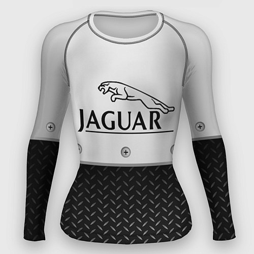 Женский рашгард Jaguar Ягуар Сталь / 3D-принт – фото 1