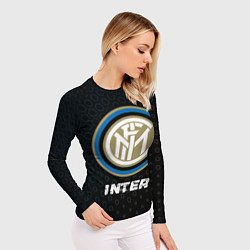 Рашгард женский INTER Inter - Графика, цвет: 3D-принт — фото 2