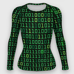 Рашгард женский Двоичный Код Binary Code, цвет: 3D-принт