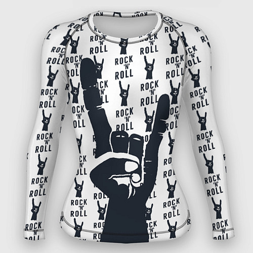 Женский рашгард Рок-н-ролл жив / 3D-принт – фото 1